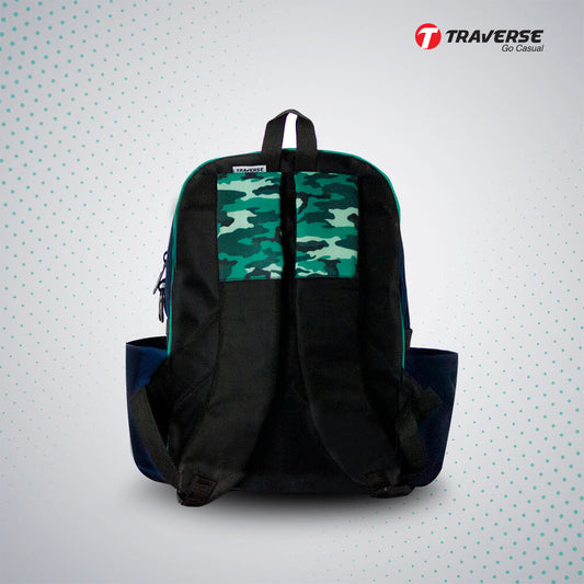 Traverse 2 Zipper  Schools Backpack - Suitable for 1 to 3 Class