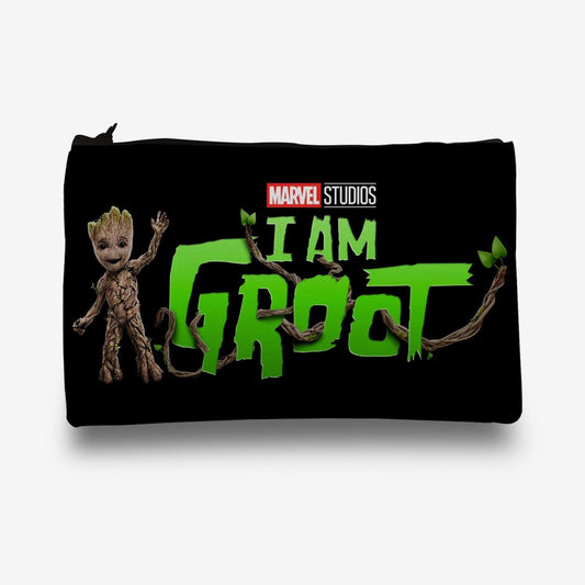 Traverse Baby Groot pencil pouch for boys & girls. Digitally printed on Fabric with both sides printed