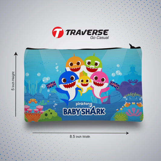 Pinkfong Baby Shark Pencil Pouch (Digitally printed on Cloth)