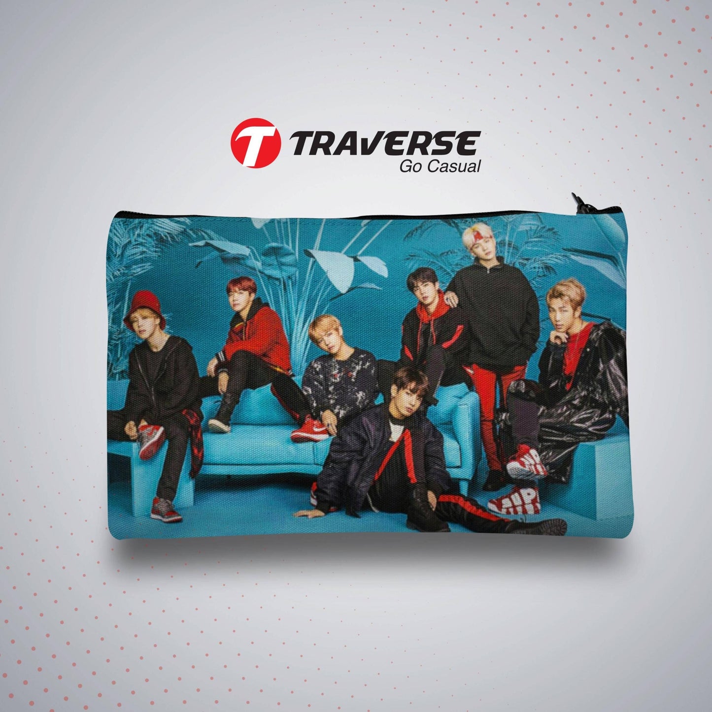 BTS Pencil / Pen  Pouch   (Digitally printed on Cloth)