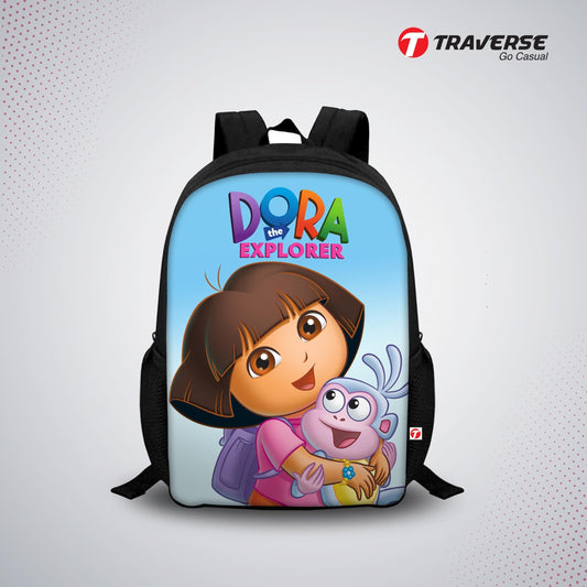 Dora Digital Printed Backpack for Class 1 to 3