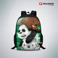 Kids Bag- We Bare Bears Digital Printed Backpack for Class 1 to 3