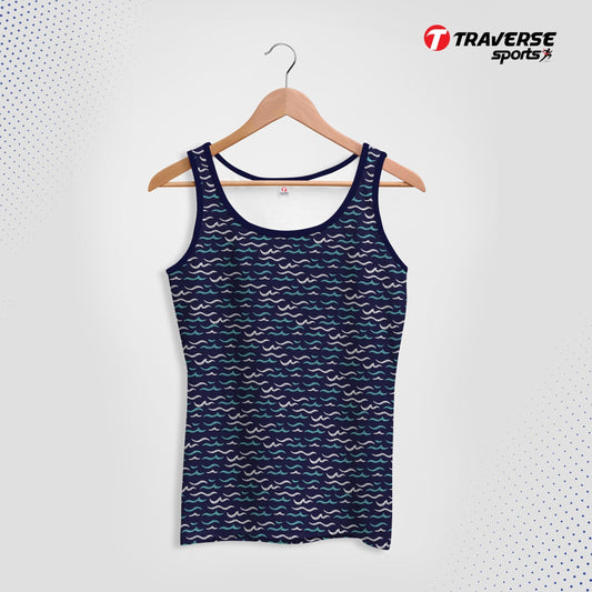 Digitally Printed Fashion Tank Top for Men by Traverse