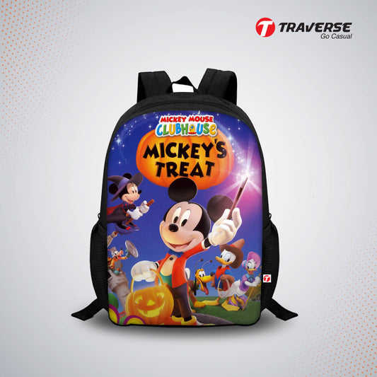 Mickey Mouse Digital Printed Backpack for Class 1 to 3
