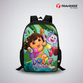 Dora the Explorer Digital Printed Backpack for Class 1 to 3
