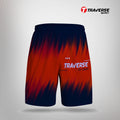 Traverse printed sports shorts for men