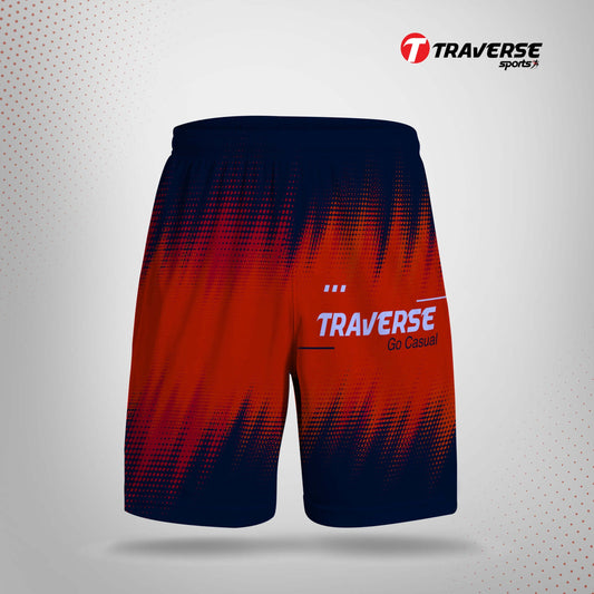 Traverse printed sports shorts for men
