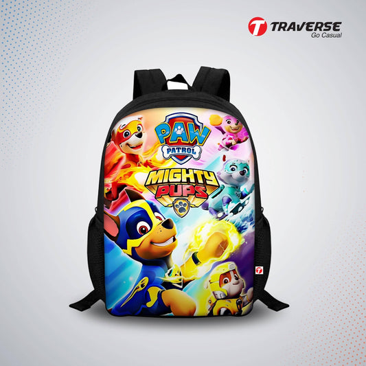 Paw Patrol Digital Printed Backpack for Class 1 to 3