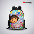 Dora the Explorer Digital Printed Backpack for Class 1 to 3