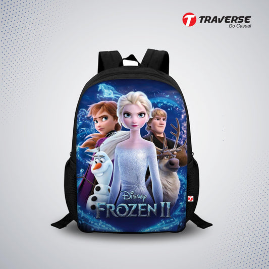 Frozen Digital Printed Backpack for Class 1 to 3