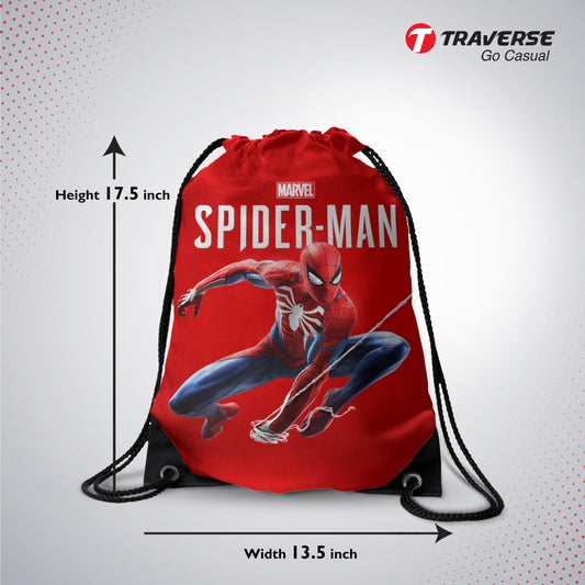 Spiderman Drawstring Bag