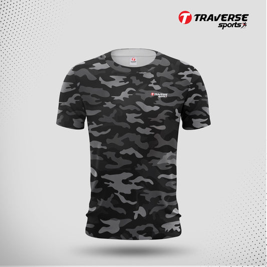 Traverse printed sports T-shirts for men