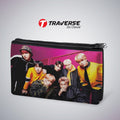 2 Zipper-BTS Pencil Pouch  (Digitally Printed On Both Side) By Traverse