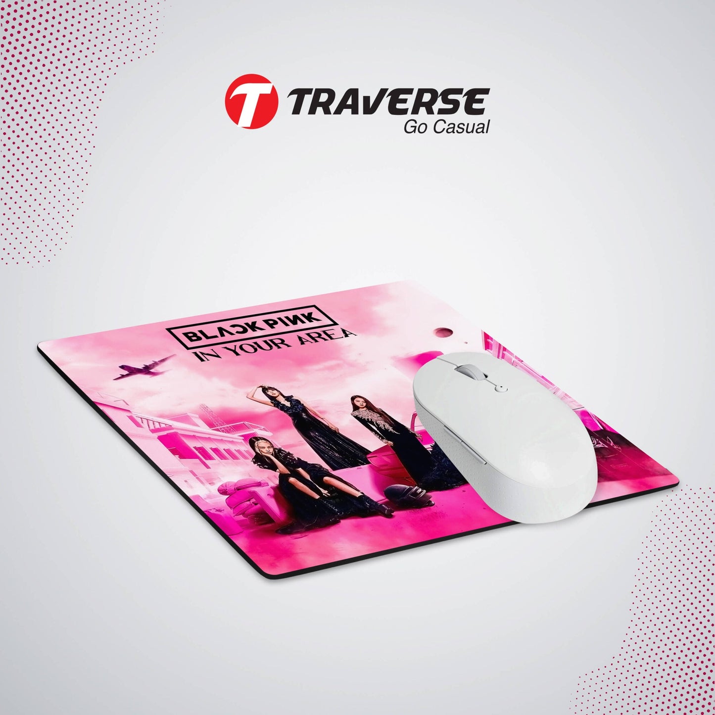 Digitally printed BlackPink Computer mouse pad