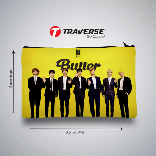 BTS Pencil Pouch (Digitally printed on Cloth)