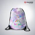 Unicorn Digitally Printed Drawstring Bag