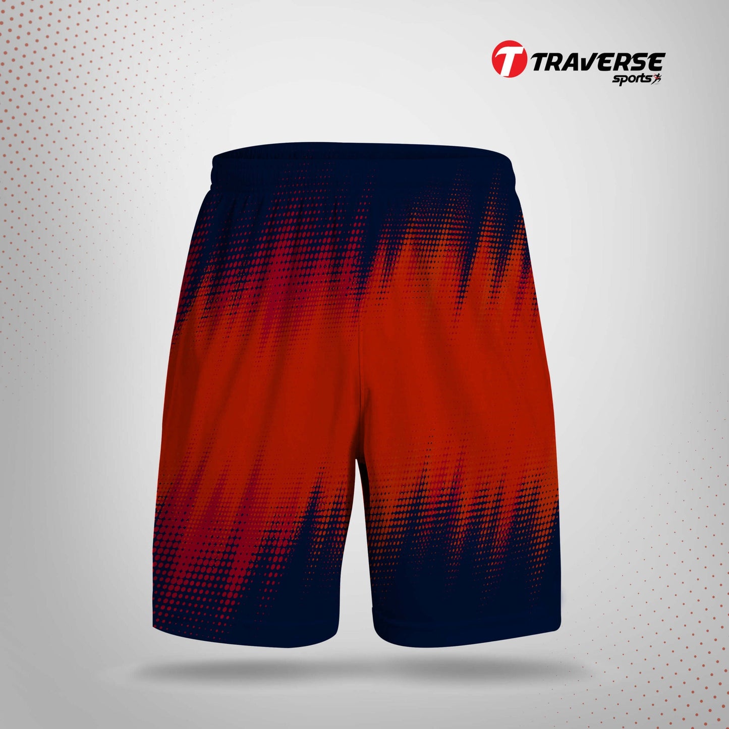 Traverse printed sports shorts for men
