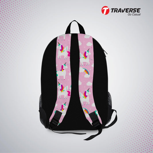 Kids Bag- Unicorn , Backpack for Kindergarten (KG), Pre-school classes. Allover printed