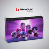 2 Zipper-BTS Pencil Pouch  (Digitally Printed On Both Side) By Traverse