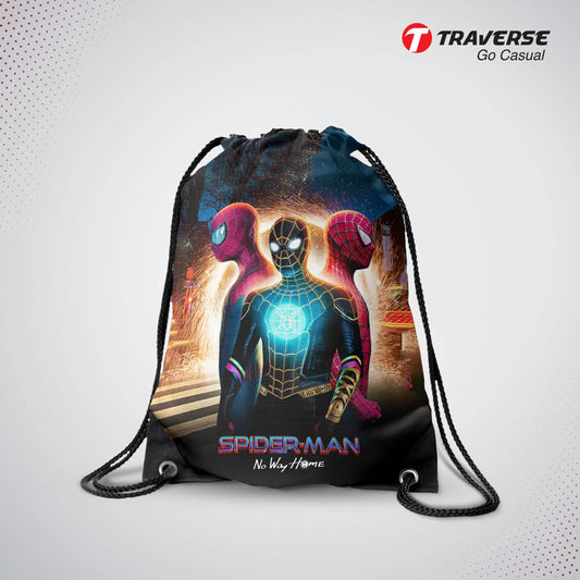 Spiderman No Way Home Digitally Printed Drawstring Bag