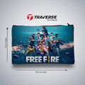 Free Fire Pencil Pouch (Digitally printed on Cloth)