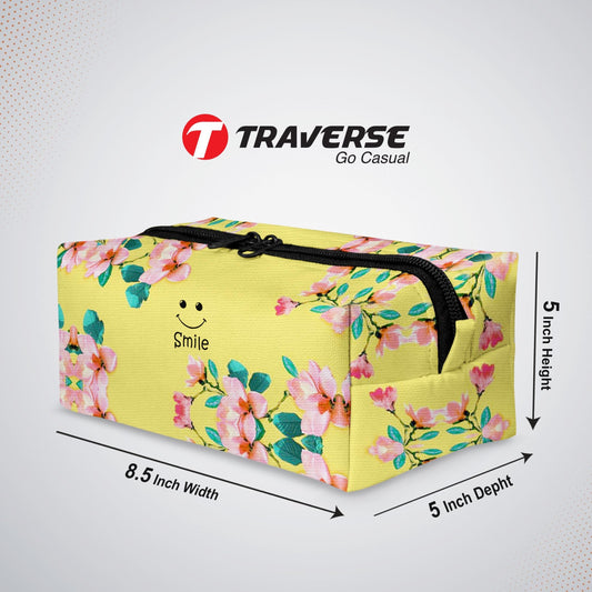 Floral Box Pouch (Digitally printed on Cloth)