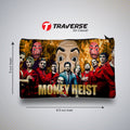 Pack of 3 Money Heist– Bundle Offer – Money Heist Backpack , With Two Money Heist Pencil Pouches