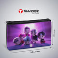 2 Zipper-BTS Pencil Pouch  (Digitally Printed On Both Side) By Traverse