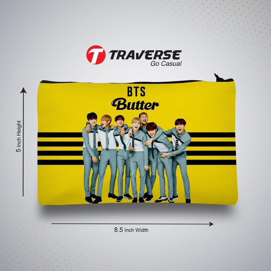 BTS Pencil Pouch (Digitally printed on Cloth)