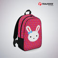 Kids Bag- Bunny , Backpack for Kindergarten (KG), Pre-school classes. Allover printed