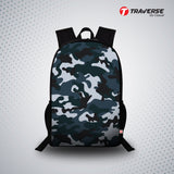 Camouflage (Grey Tone - Digital printed Backpack)