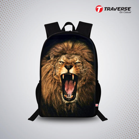 Lion Roar  Digital Printed Bag for Girls