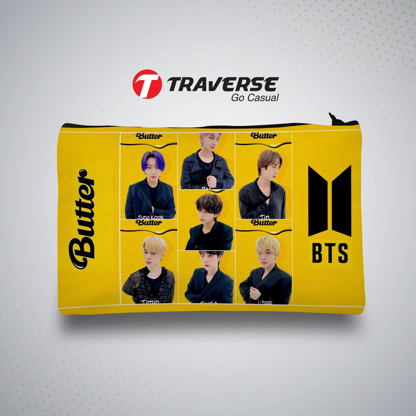 BTS Pencil Pouch (Digitally printed on Cloth)
