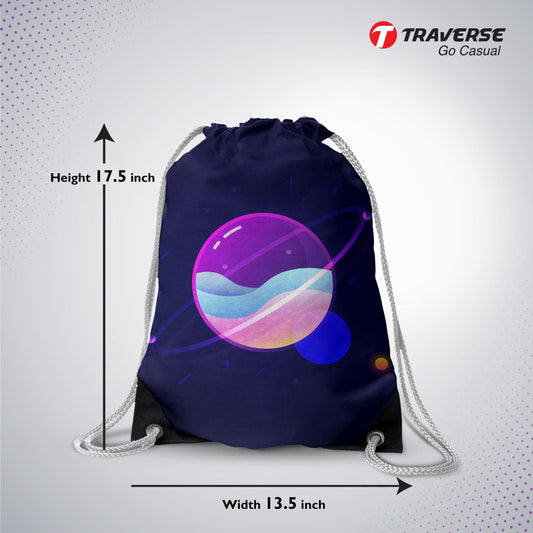 Digital Printed Drawstring Bag