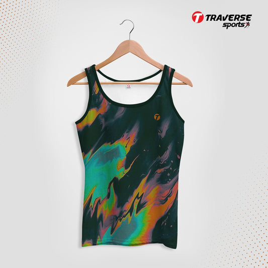 Digitally Printed Fashion Tank Top for Men by Traverse