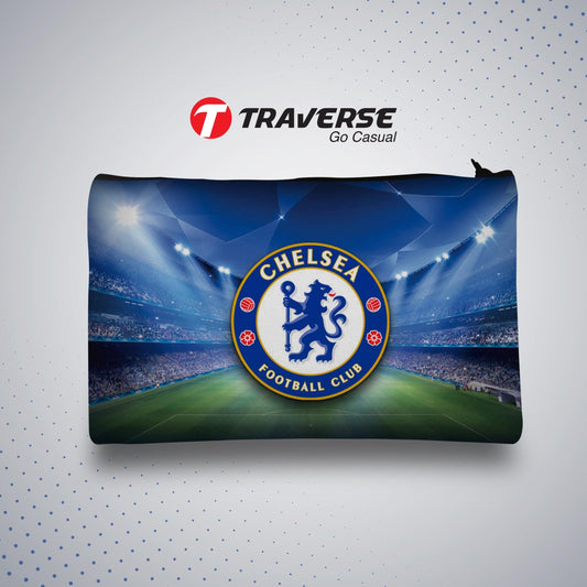 Chelsea Football Club- Pencil Pouch (Digitally printed on Cloth)