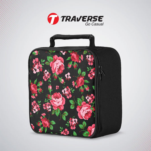Floral Sandwich/Lunch box for kids (Digitally printed on Cloth) by Traverse