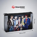 2 Zipper-BTS Pencil Pouch  (Digitally Printed On Both Side) By Traverse