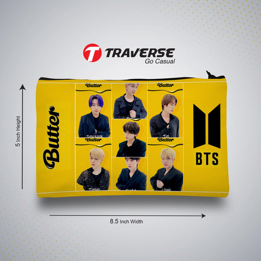 BTS Pencil Pouch (Digitally printed on Cloth)