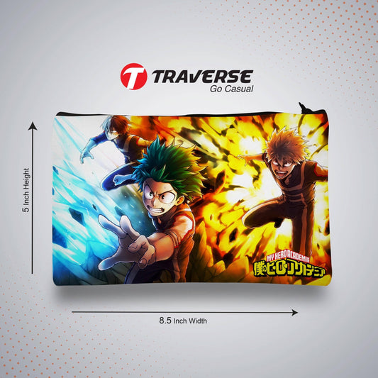 My Hero Academia Pencil Pouch (Digitally printed on Cloth)