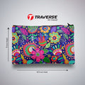 Floral Pencil Pouch For Girls (Digitally printed on Cloth)