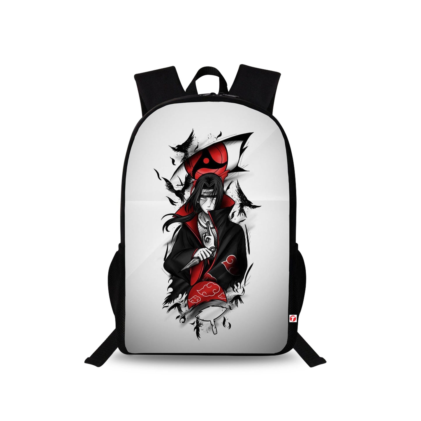 Traverse Anime Naruto Bags For Boys & Girls. Digitally printed on Fabric with latest technology. Dual Compartment large backpack