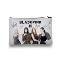 Black Pink Pencil Pouch (Digitally printed on Cloth)