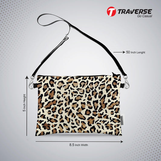 Girl - Pouch for printer stationary (Digitally printed on Cloth) with shoulder strap