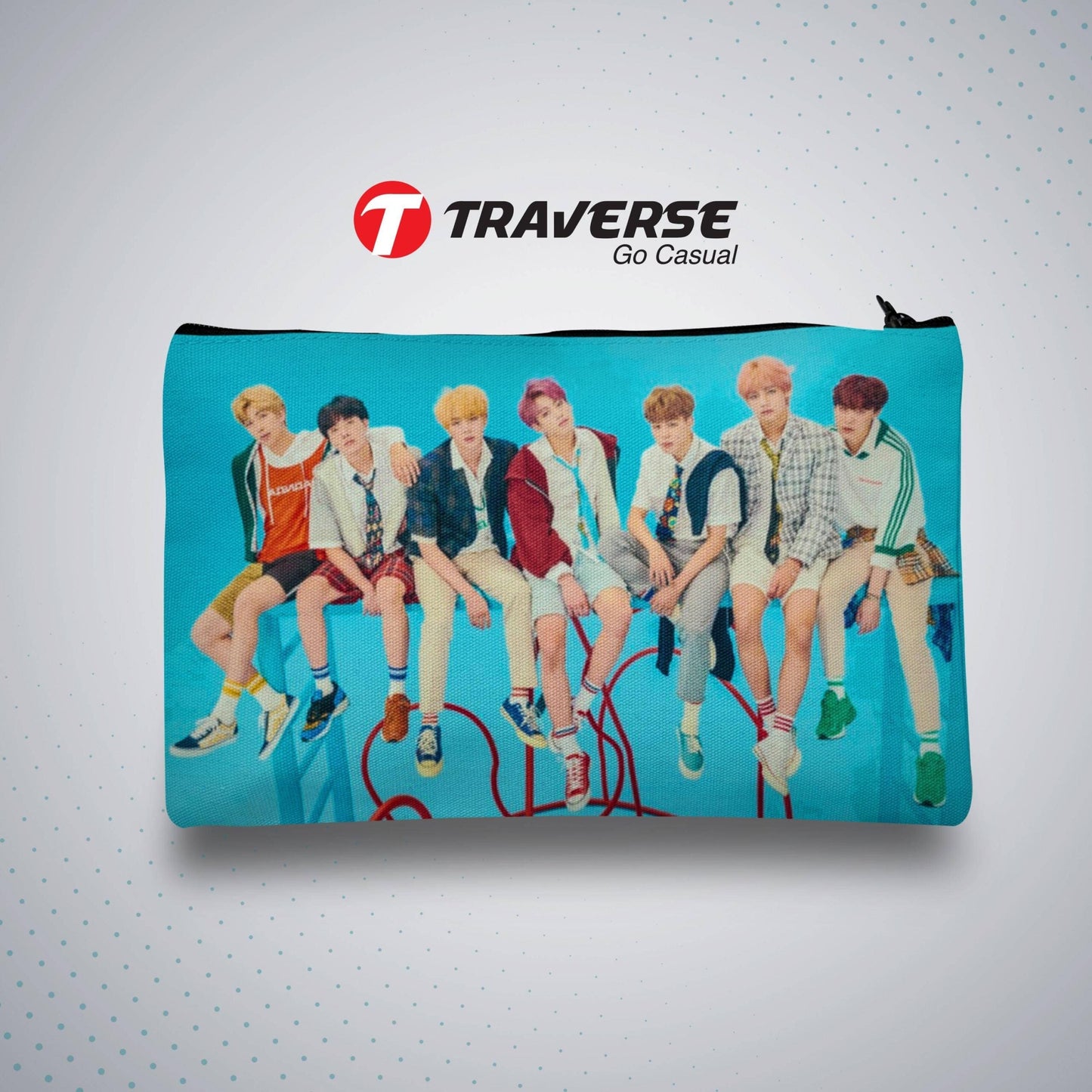 BTS Pencil / Pen  Pouch   (Digitally printed on Cloth)