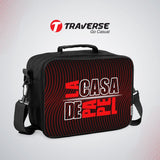 Money Heist Lunch box for kids (Digitally printed on Cloth) by Traverse