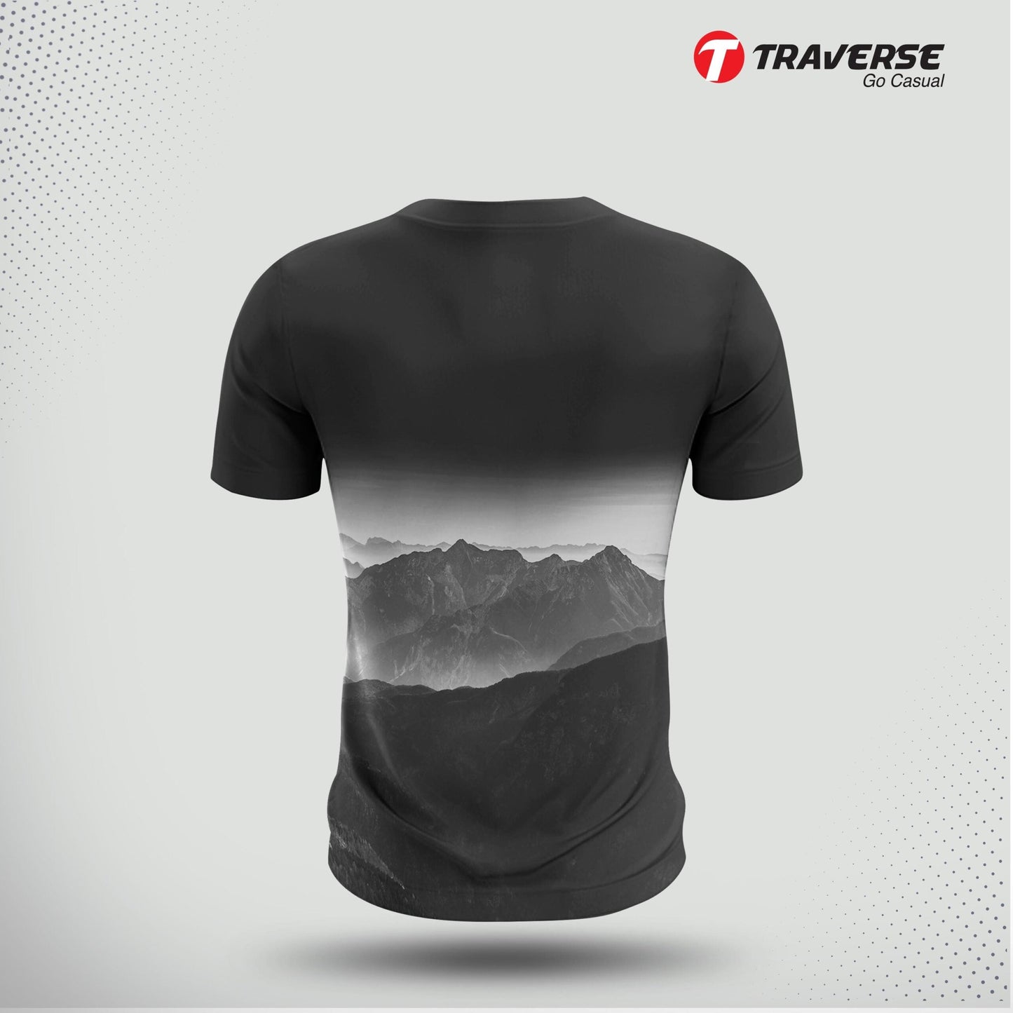 Darkly Digitally Printed Fashion T-Shirt for Men by Traverse