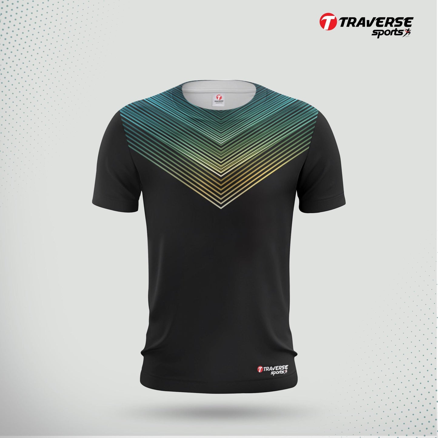 Traverse printed sports T-shirts for men