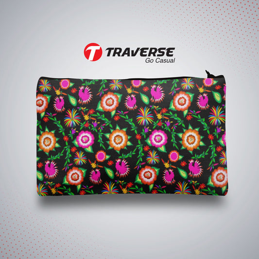 Floral Pencil Pouch For Girls (Digitally printed on Cloth)