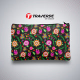 Floral Pencil Pouch For Girls (Digitally printed on Cloth)
